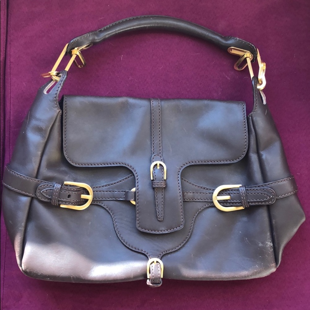 Jimmy Choo brown leather purse